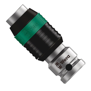 WERA Zyklop 1/4" Square Drive to 1/4" Hex Screwdriver Bit Adaptor Chuck 05003529001