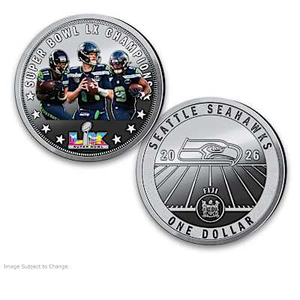 Seahawks Super Bowl LX Champions Dollar Coin Collection