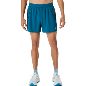 Asics Mens Road 5" Short - Tranquil Teal/Dark Teal/Yamabuki
