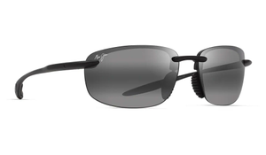 Maui Jim Ho'okipa Ultra Sunglasses - Matte Black, Maui Jim Neutral Grey Polarised