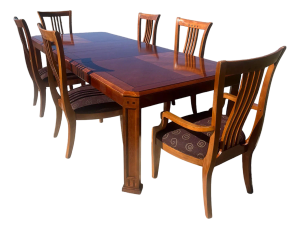1970s Attributed to Thomasville American Expressions Dining Table and Chairs