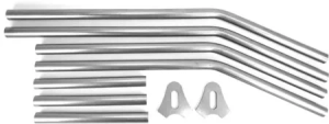 Westland Customs, Hardtail Frame Tube KIT. Raw Steel, 1" (WLC2210)