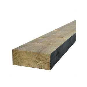 125 x 250mm x 2.4m SOFTWOOD UC4 GREEN TREATED INCISED SLEEPER FSC