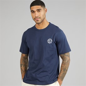 JACK & JONES Mens Alliance Crew Neck T-Shirt Navy Blazer