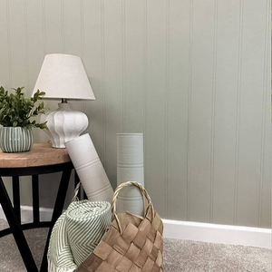Belgravia Decor Luxury Textured Vinyl Beaded Wood Sage Wallpaper - 5853
