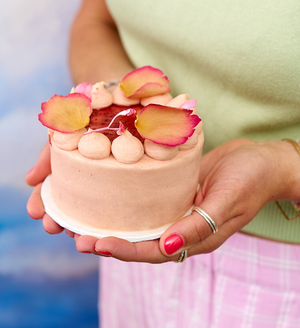 Strawberry Sakura Bento Cake