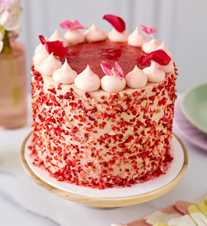 Strawberry Sakura Cake