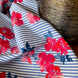 Tissu coton à rayures Siena - My Dress Made