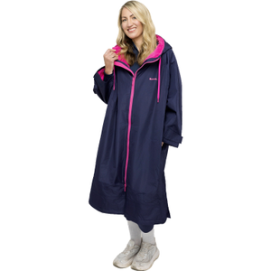 Bench Leacy Waterproof Changing Robe - S/M / Navy/Pink