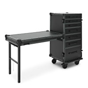 Trojan Pro Stealth 7-Drawer Single Table Heavy-Duty Wheeled Flight Case