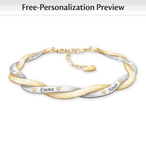 Family Is Forever Personalized Bracelet