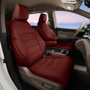 EKR Honda Odyssey Seat Covers | Custom-Fit Leatherette | Full Set 2011-2025