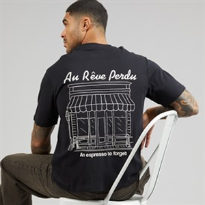JACK & JONES Mens Blaandrew T-Shirt Black