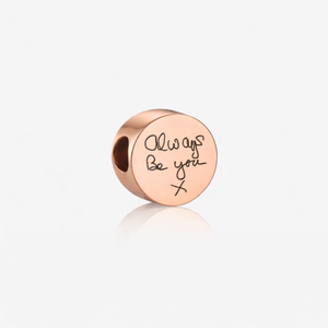 Rose Gold Circle Charm
