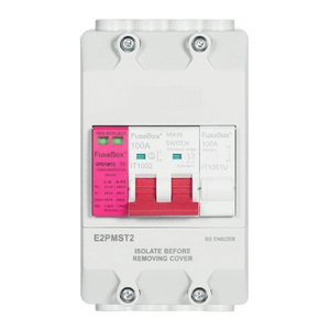 FuseBox - E2PMST2 - 100A 2 Pole Meter Isolator with Type 2 SPD IP20