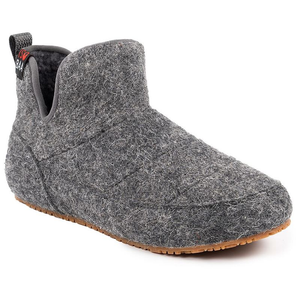 Merino Blend Slipper Boots (Charcoal)