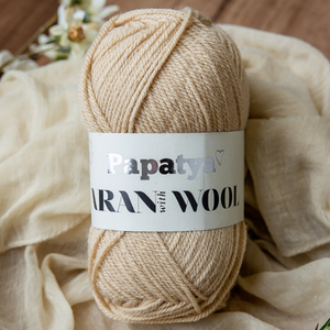 Papatya Aran with Wool 