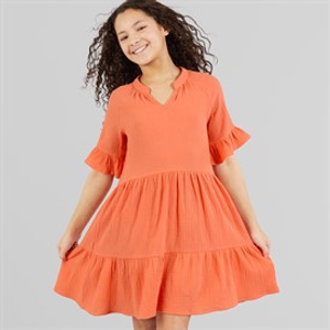 Board Angels Girls Dress Coral