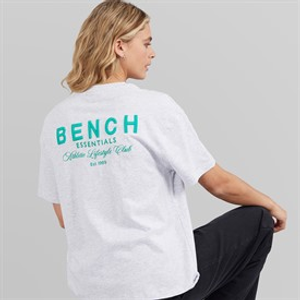 Bench Womens Jorgie T-Shirt Ice Grey Marl