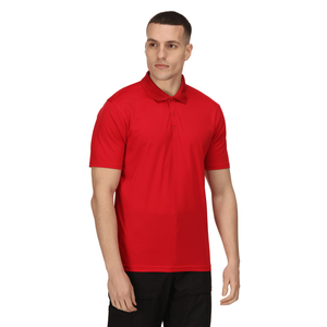 Regatta Professional Mens Pro Wicking Short Sleeve Polo Shirt - 4XL / Classic Red