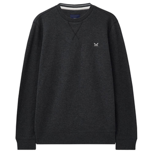 Herren French Rib Crew Neck Pullover (Grau)
