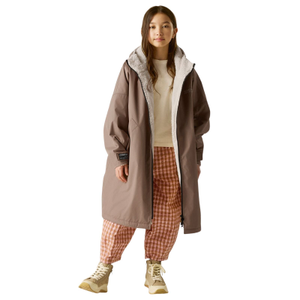 Regatta Kids Spirit Of Adventure Waterproof Changing Robe - 9 - 13 Yrs / Mocha