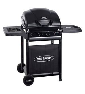 Outback Omega 250 Black Gas BBQ