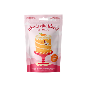 Wonderful World Of Treats Soft Bites for Dogs (Carrot Cake)