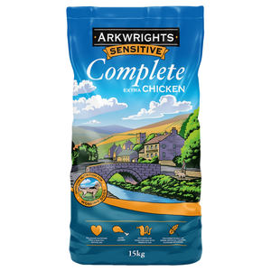 Arkwrights Sensitive Complete Adult Dry Dog Food (Extra Chicken) 15kg