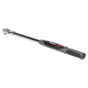 Sealey Angle Torque Wrench Flexi-Head Digital 1/2"Sq Drive 20-200Nm(14.7-147.5lb.ft) | STW309