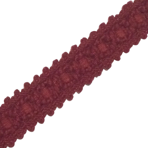 1980s Ruby/Burgundy Red Braid Textile Trim (T-141 - E-146/16)