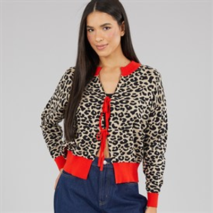 L'amore Couture Womens Gigi Cardigan Print