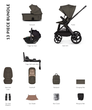 Venicci Upline 3, 4in1 Travel System - Truffle/Beige [In-store Only]