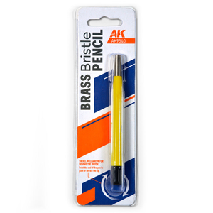 AK Interactive 9540 Brass Bristle Pencil