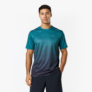 Gradient Motion T-Shirt | Teal