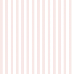 Classic Stripe Wallpaper in Pastel Pink