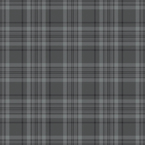 Traditional Check Wallpaper in Charcoal