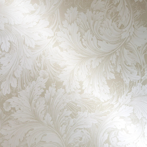 Eternal Leaf Wallpaper in Taupe and Cream