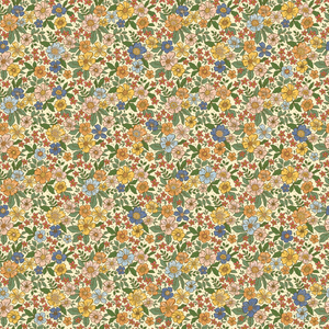 Ditsy Gardenia Wallpaper in Lemon