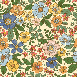 Gorgeous Gardenia Wallpaper in Lemon