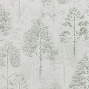 Woodland Whisper Wallpaper in Sage Green