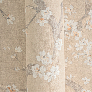 Oriental Blossom Wallpaper in Sand