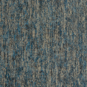 Porto Wallpaper in Denim Blue and Gold Metallic