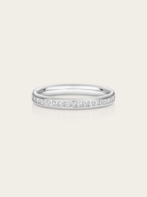 Bethany Lab Diamond 9k White Gold Wedding Ring