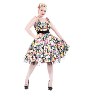H&R London Night Bloom Dress (Multicolour)