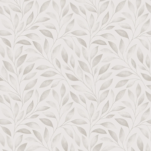 Sample of Gentle Vines Wallpaper in Soft Greys