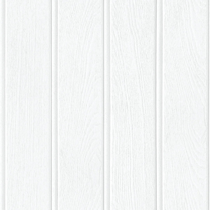 Sample of Beadboard Panel Wallpaper in Ivory Cream