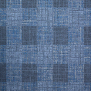 Sample of Isla Check Wallpaper in Navy and Silver