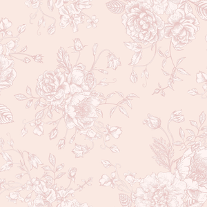 Sample of Romantic Roses Wallpaper in Pink