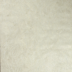 Sample of Palace Paisley  Wallpaper in Ivory with Gold Sparkle